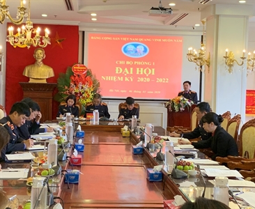 Chi bộ Phòng 1, Đảng bộ Viện KSND thành phố Hà Nội tổ chức thành công Đại...